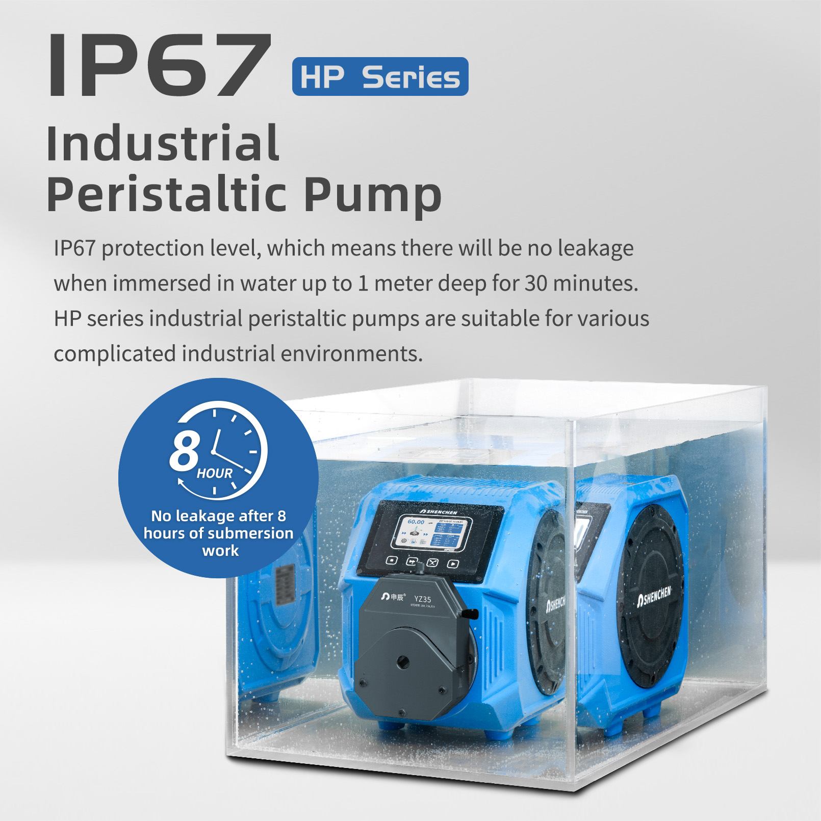 IP67 Industrial Peristaltic Pump